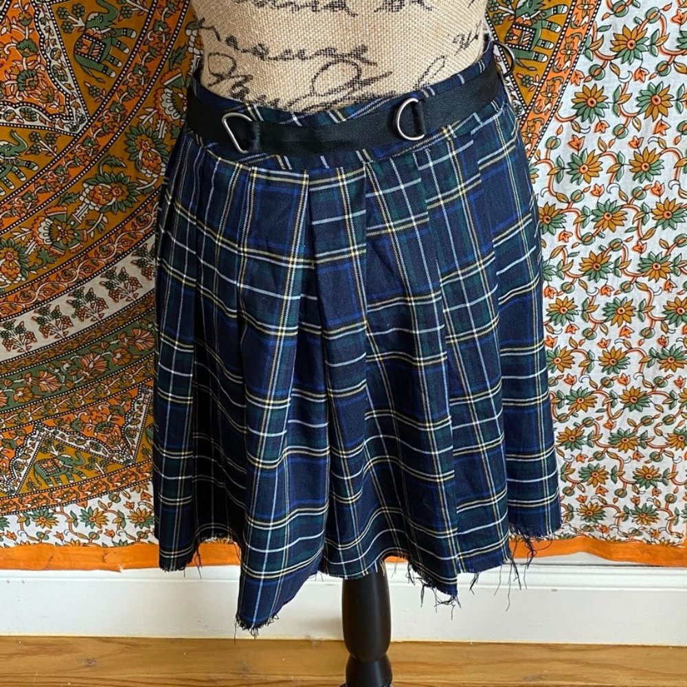 NWT CURRENT MOOD DRESS CODE PLAID SKIRT